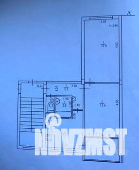 2-к квартира, вторичка, 50м2, 3/5 этаж