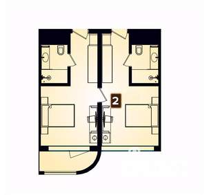 2-к квартира, вторичка, 47м2, 4/8 этаж