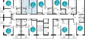 1-к квартира, вторичка, 34м2, 8/12 этаж