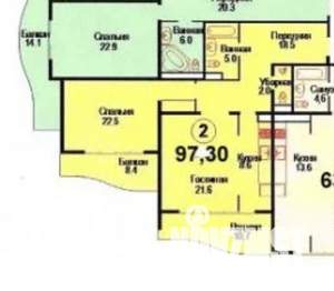 2-к квартира, вторичка, 78м2, 10/14 этаж