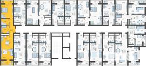 2-к квартира, вторичка, 51м2, 8/19 этаж