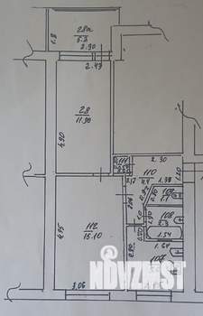 2-к квартира, вторичка, 46м2, 1/5 этаж