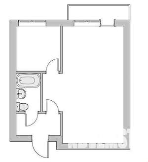 2-к квартира, вторичка, 41м2, 3/3 этаж