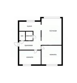 3-к квартира, вторичка, 70м2, 1/5 этаж