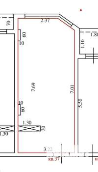 Студия квартира, вторичка, 24м2, 2/6 этаж