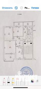 3-к квартира, вторичка, 78м2, 2/9 этаж