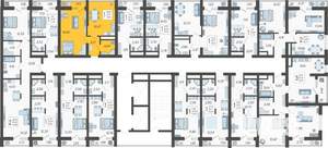 1-к квартира, вторичка, 38м2, 12/19 этаж