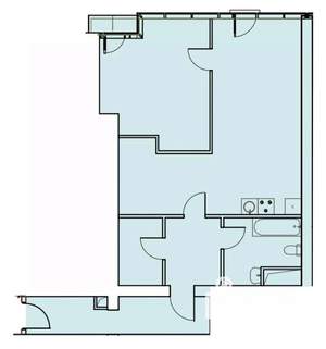 2-к квартира, вторичка, 76м2, 20/24 этаж
