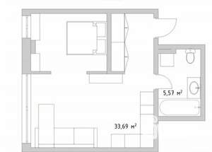 1-к квартира, вторичка, 39м2, 2/3 этаж