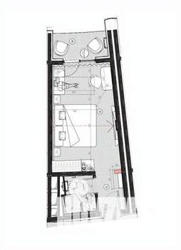 Студия квартира, вторичка, 23м2, 8/11 этаж