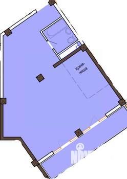 1-к квартира, вторичка, 60м2, 8/10 этаж