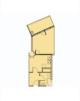 1-к квартира, вторичка, 41м2, 23/24 этаж