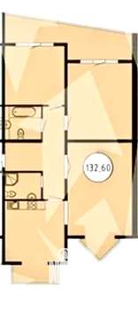 3-к квартира, вторичка, 133м2, 12/27 этаж