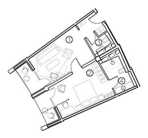 2-к квартира, вторичка, 46м2, 10/11 этаж