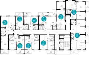 2-к квартира, вторичка, 55м2, 12/17 этаж