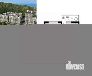 1-к квартира, вторичка, 30м2, 6/12 этаж