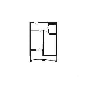 1-к квартира, вторичка, 50м2, 1/8 этаж