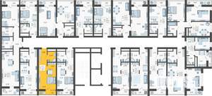 Студия квартира, вторичка, 24м2, 15/19 этаж