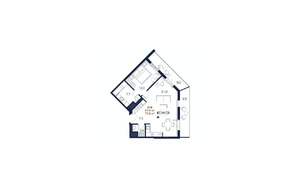 1-к квартира, строящийся дом, 79м2, 3/5 этаж