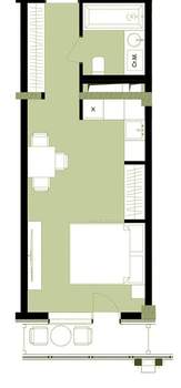 1-к квартира, вторичка, 34м2, 4/7 этаж
