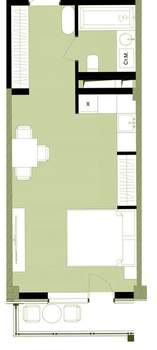 1-к квартира, вторичка, 37м2, 2/7 этаж