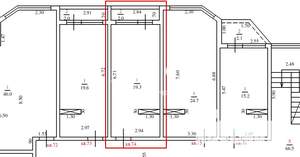 1-к квартира, вторичка, 19м2, 4/5 этаж