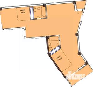 2-к квартира, вторичка, 82м2, 6/10 этаж