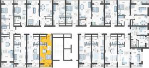 Студия квартира, вторичка, 23м2, 16/19 этаж