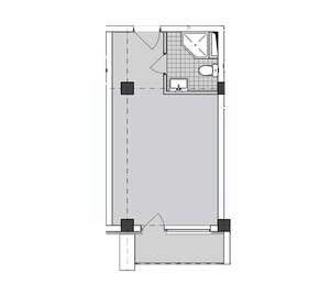 Студия квартира, вторичка, 26м2, 3/4 этаж