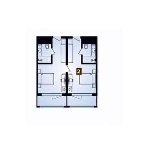 2-к квартира, вторичка, 51м2, 5/8 этаж