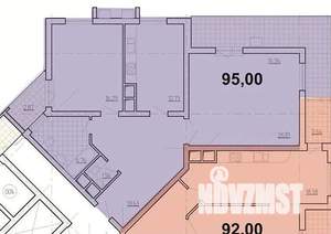 2-к квартира, вторичка, 95м2, 14/18 этаж