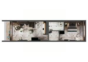 1-к квартира, вторичка, 45м2, 3/10 этаж