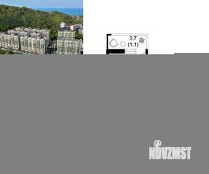 1-к квартира, вторичка, 21м2, 12/12 этаж