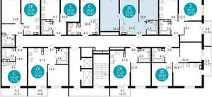 2-к квартира, вторичка, 50м2, 3/12 этаж