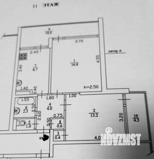 2-к квартира, вторичка, 62м2, 11/15 этаж