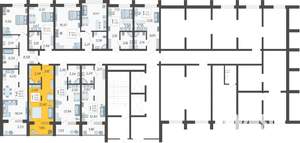 Студия квартира, вторичка, 24м2, 1/19 этаж