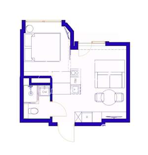 1-к квартира, вторичка, 31м2, 5/11 этаж