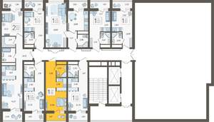 Студия квартира, вторичка, 24м2, 19/19 этаж