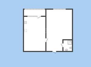 1-к квартира, вторичка, 31м2, 1/12 этаж
