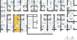 Студия квартира, вторичка, 24м2, 2/19 этаж