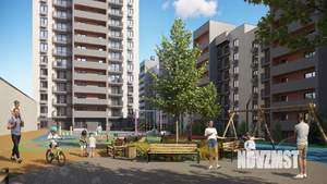 2-к квартира, строящийся дом, 61м2, 2/10 этаж