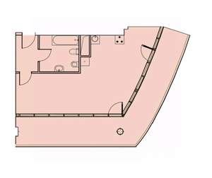 1-к квартира, вторичка, 80м2, 5/24 этаж