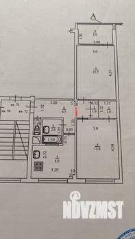 2-к квартира, вторичка, 54м2, 4/5 этаж