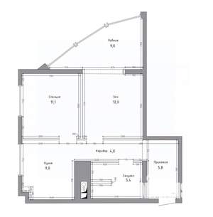 3-к квартира, вторичка, 62м2, 10/13 этаж