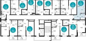 1-к квартира, вторичка, 26м2, 5/17 этаж