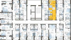 Студия квартира, вторичка, 24м2, 17/19 этаж