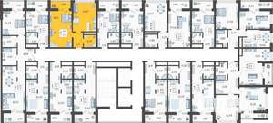 1-к квартира, вторичка, 38м2, 10/19 этаж