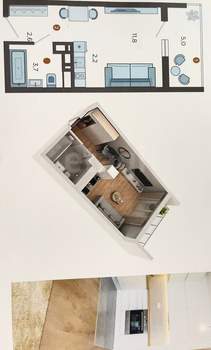 Студия квартира, вторичка, 25м2, 3/16 этаж