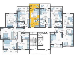 Студия квартира, вторичка, 25м2, 8/16 этаж