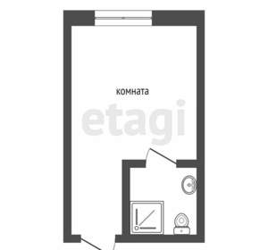 Студия квартира, вторичка, 17м2, 2/3 этаж